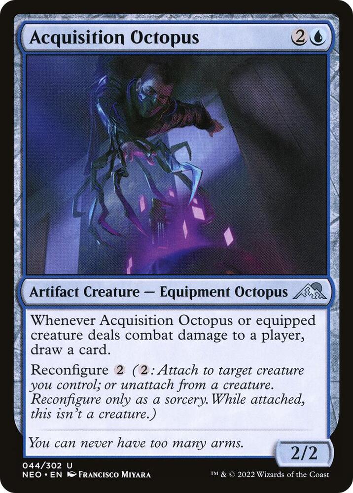 Acquisition Octopus (44) [Kamigawa: Neon Dynasty]