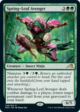 Spring-Leaf Avenger (208) [Kamigawa: Neon Dynasty]