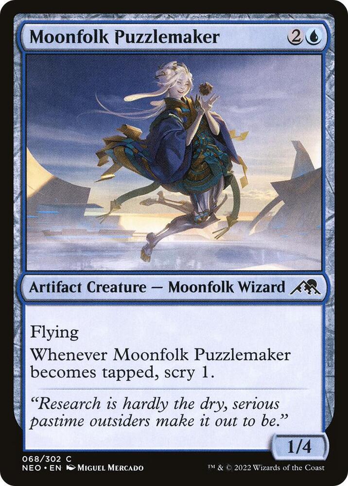 Moonfolk Puzzlemaker (68) [Kamigawa: Neon Dynasty]