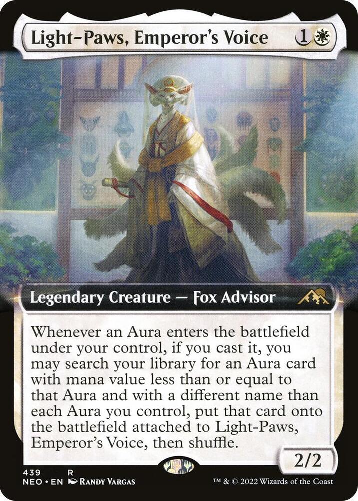 Light-Paws, Emperor's Voice (Extended Art) (439) [Kamigawa: Neon Dynasty] [Extended Art]
