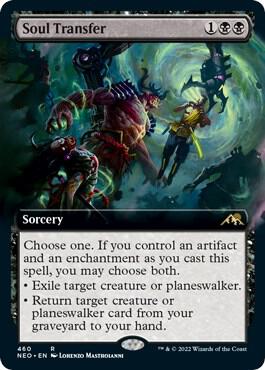 Soul Transfer (Extended Art) (460) [Kamigawa: Neon Dynasty] [Extended Art]