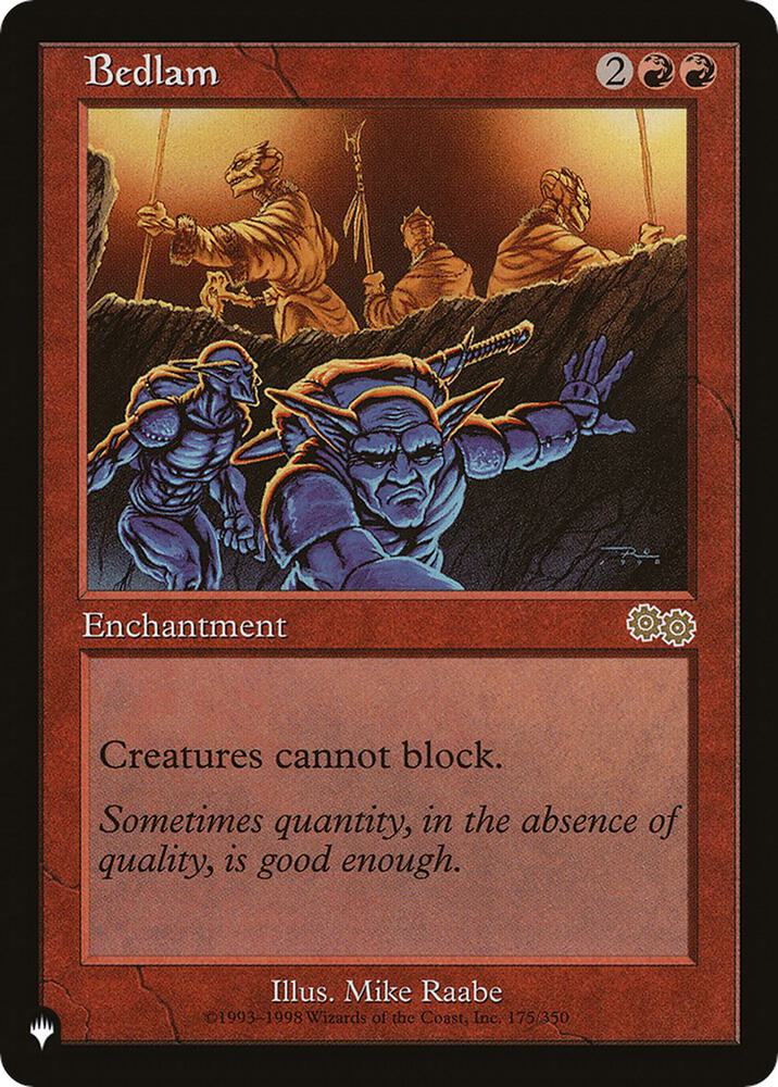 Bedlam (175/350) [The List]