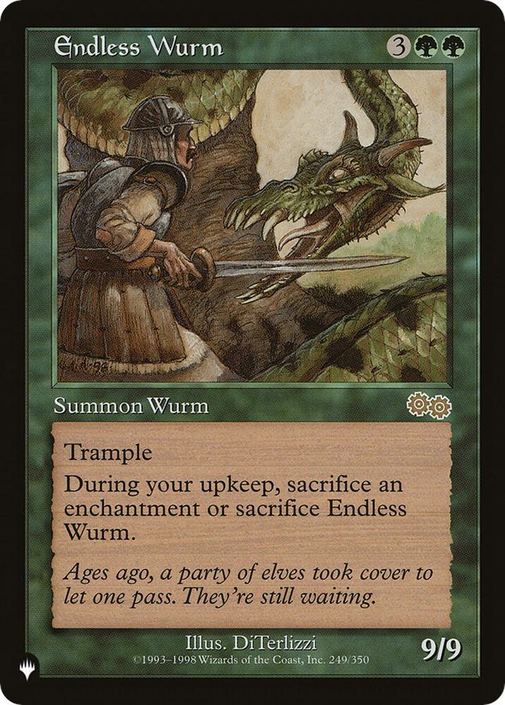 Endless Wurm (249/350) [The List]