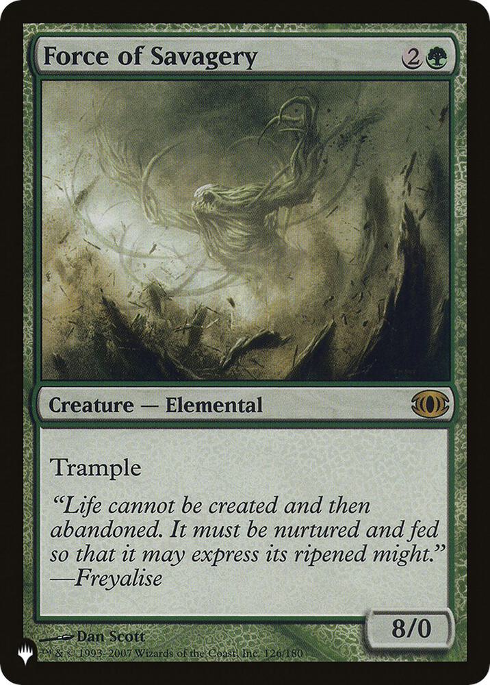 Force of Savagery (126/180) [The List]