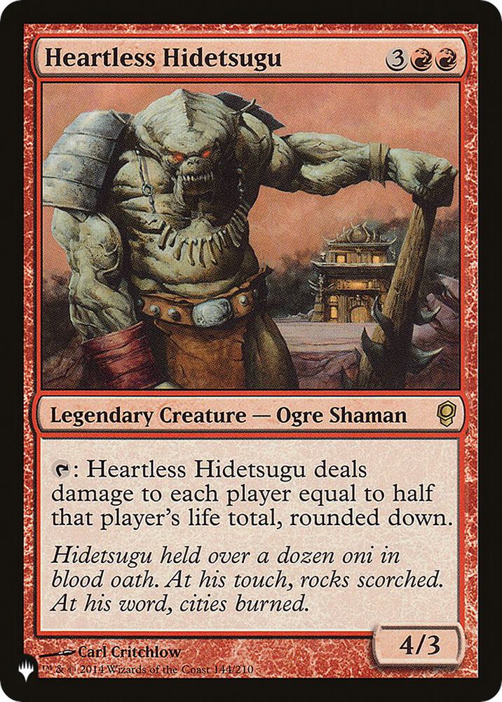 Heartless Hidetsugu (144/210) [The List]