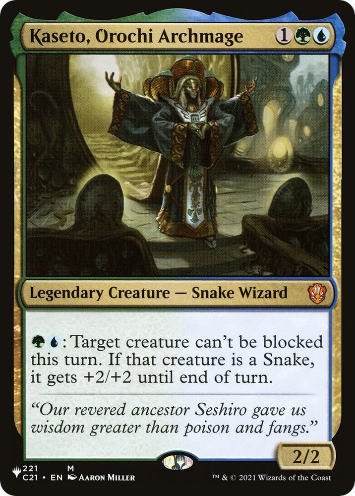 Kaseto, Orochi Archmage (221/081) [The List]