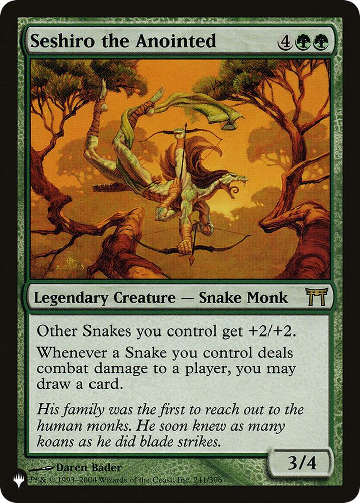 Seshiro the Anointed (241/306) [The List]