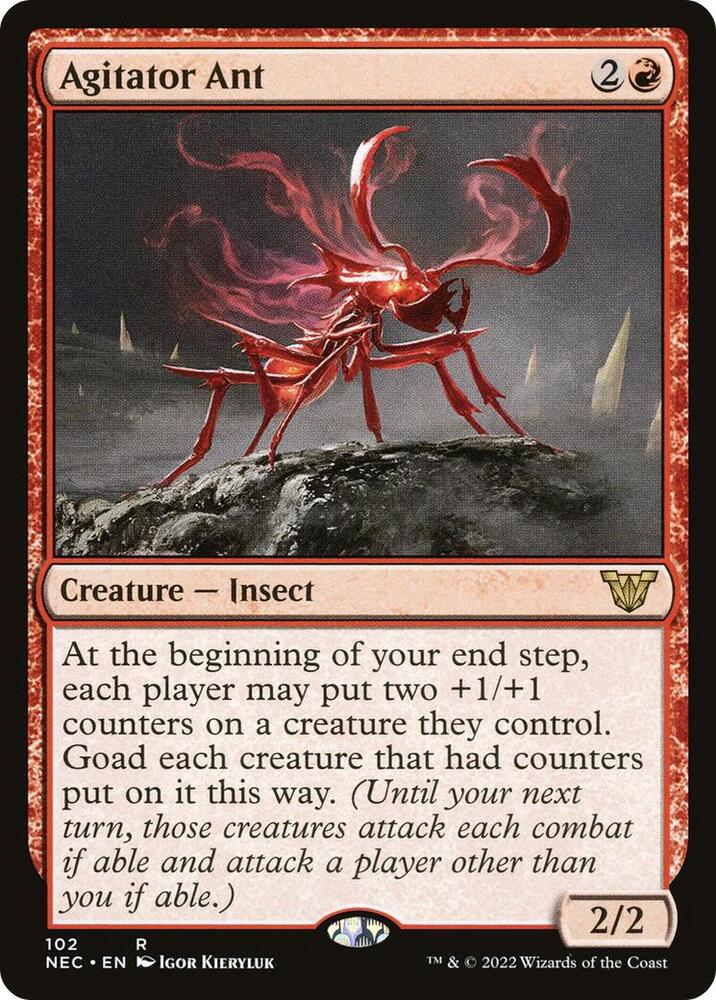 Agitator Ant (102) [Neon Dynasty Commander]