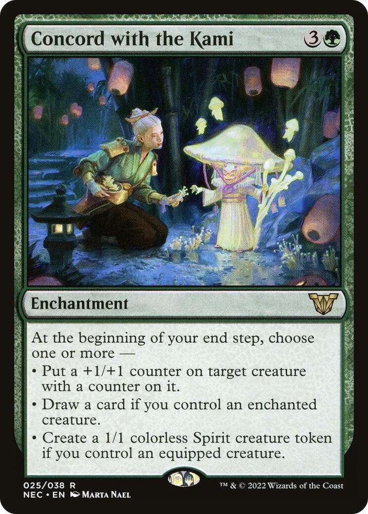 Concord with the Kami (25) [Neon Dynasty Commander]