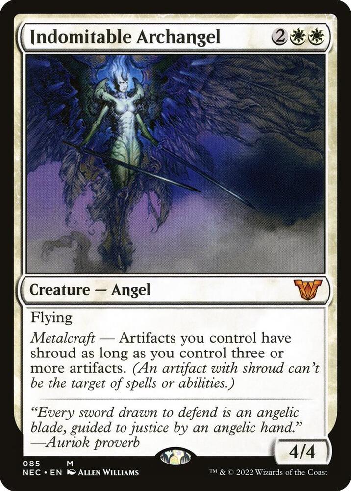 Indomitable Archangel (85) [Neon Dynasty Commander]