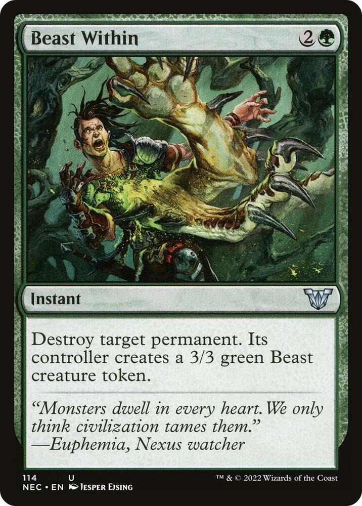 Beast Within (114) [Neon Dynasty Commander]