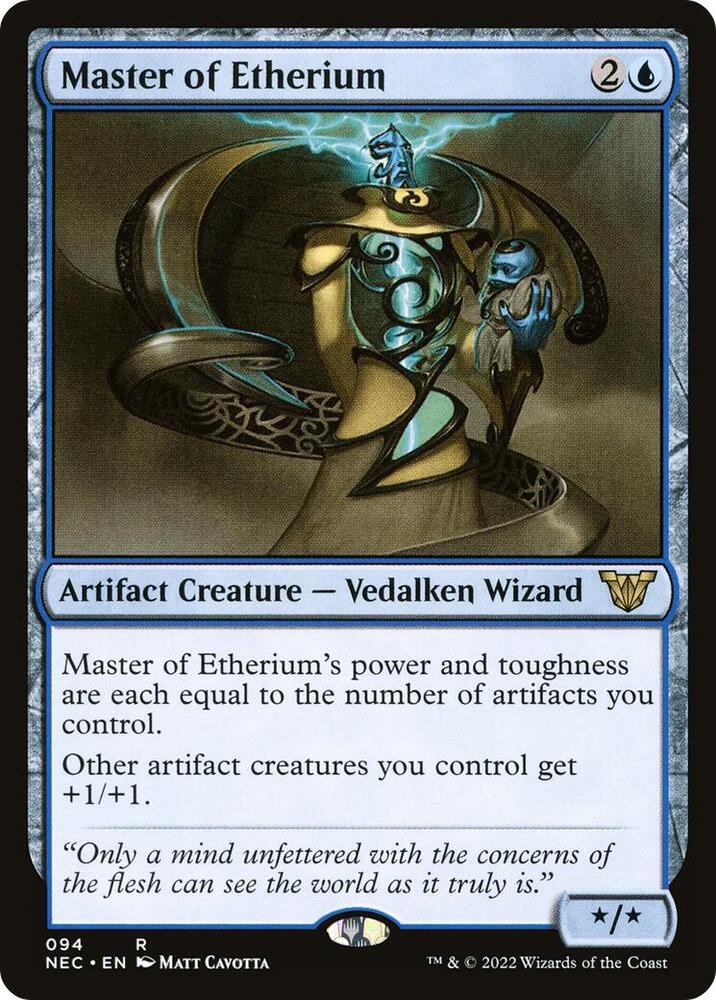 Master of Etherium (94) [Neon Dynasty Commander]