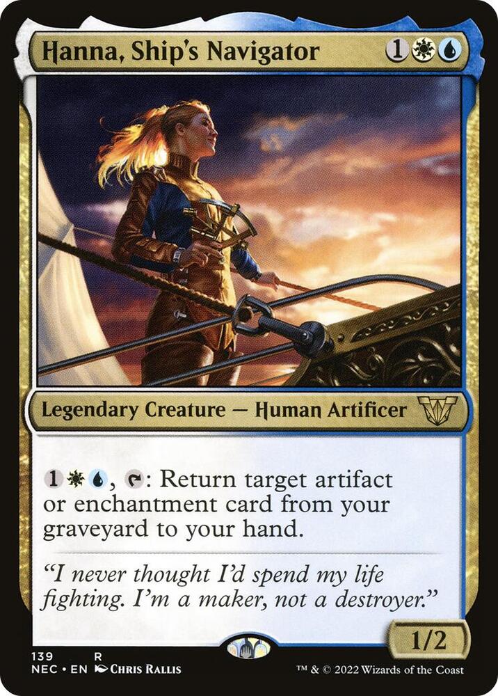 Hanna, Ship's Navigator (139) [Neon Dynasty Commander]