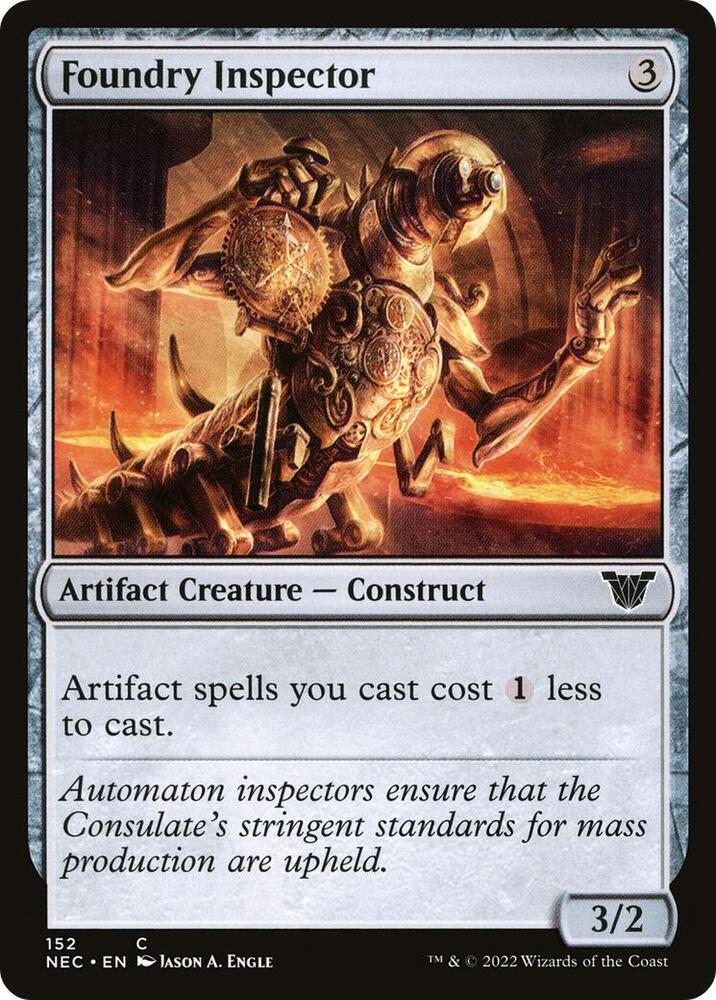 Foundry Inspector (152) [Neon Dynasty Commander]