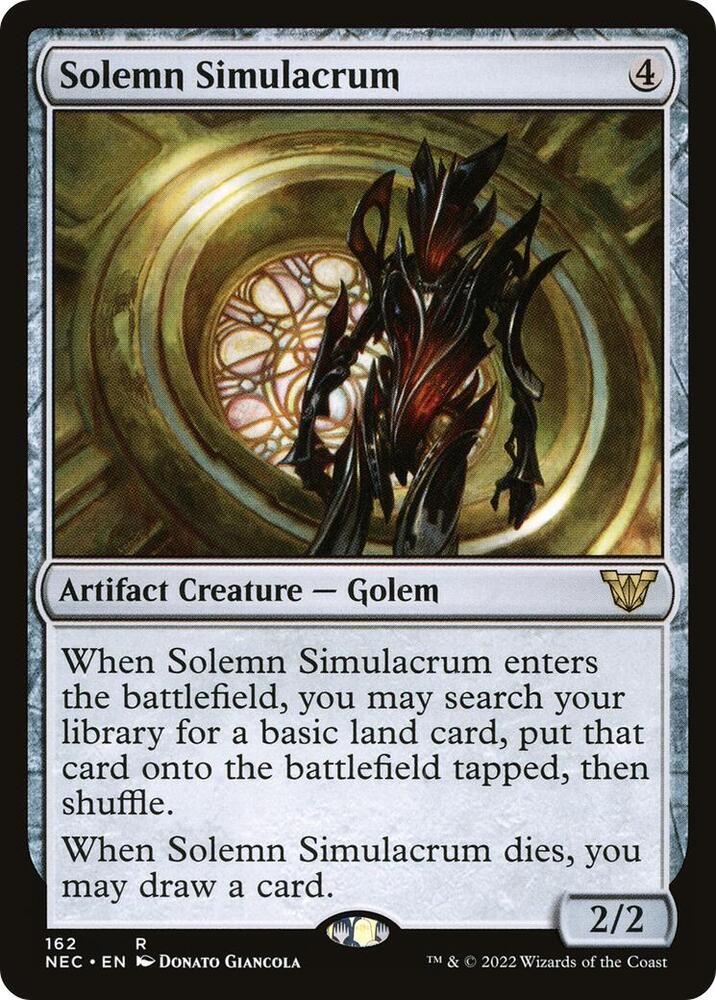 Solemn Simulacrum (162) [Neon Dynasty Commander]