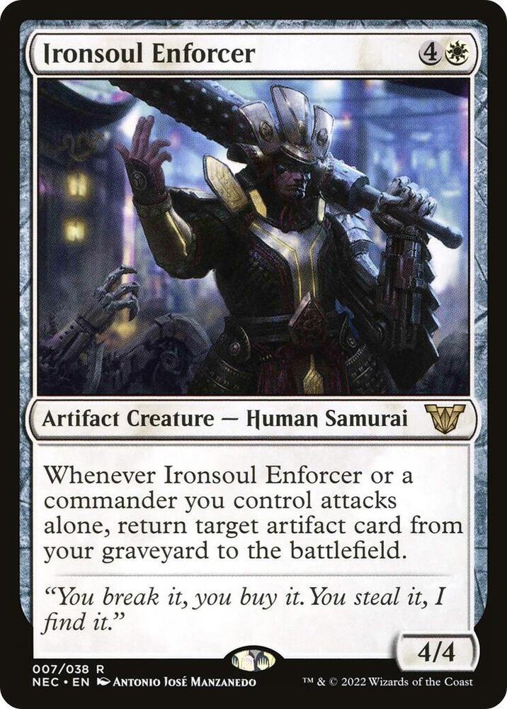 Ironsoul Enforcer (7) [Neon Dynasty Commander]