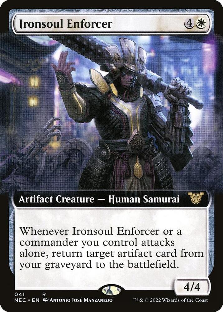 Ironsoul Enforcer (Extended Art) (41) [Neon Dynasty Commander] [Extended Art]