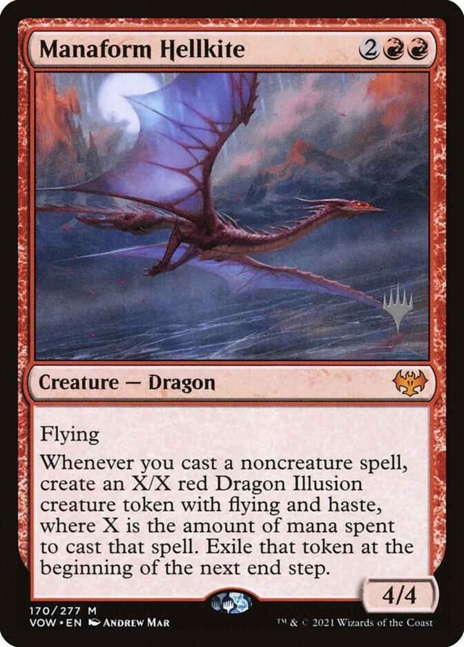 Manaform Hellkite (170p) [Kamigawa: Neon Dynasty Promos]