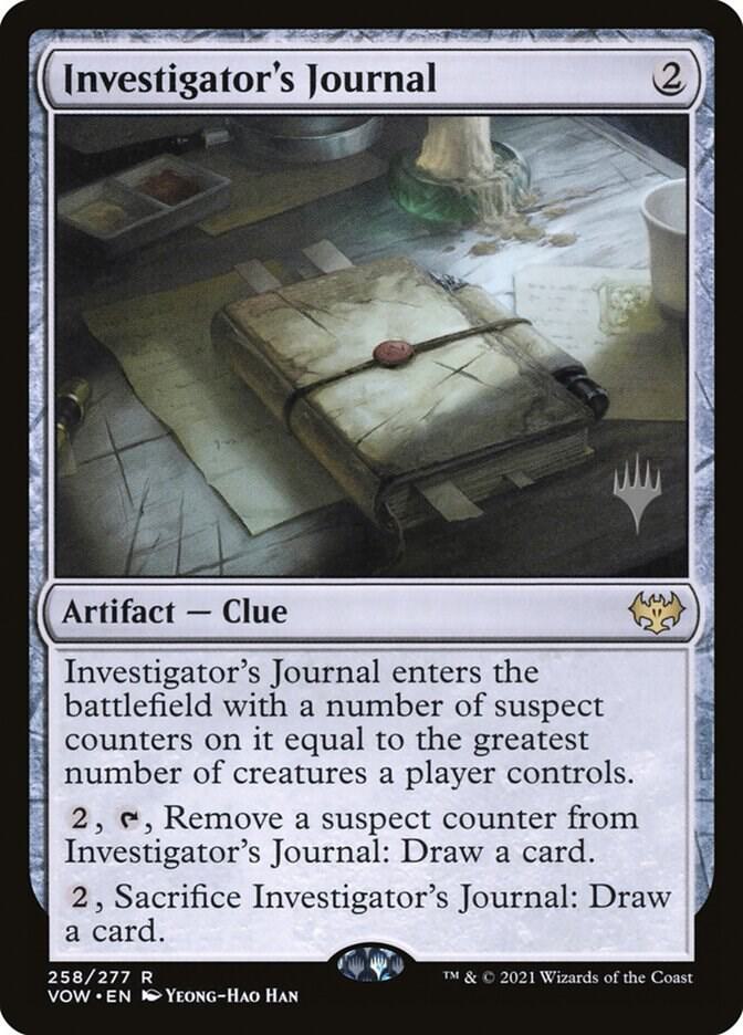 Investigator's Journal (258p) [Kamigawa: Neon Dynasty Promos]