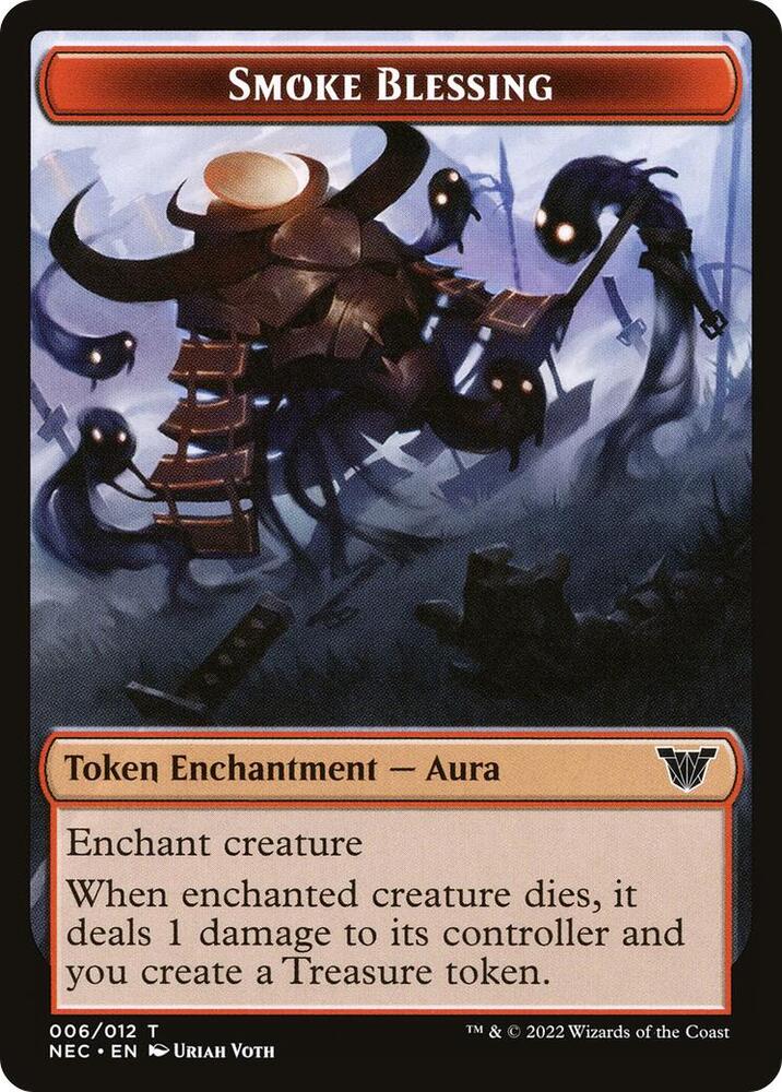 Smoke Blessing // Goblin Double-sided Token (6 // 5) [Neon Dynasty Commander]