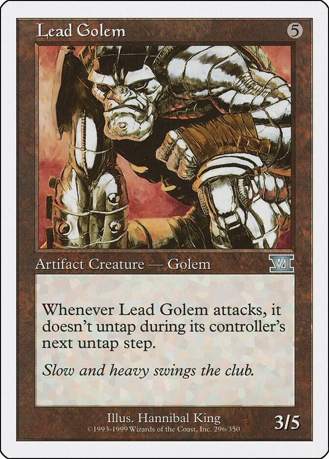 Lead Golem (296) [Classic Sixth Edition]