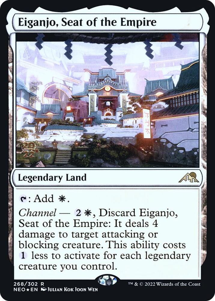 Eiganjo, Seat of the Empire (268) [Prerelease Cards]