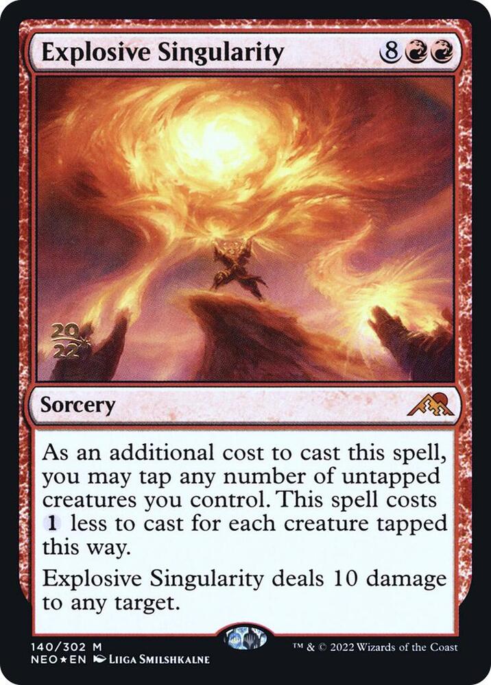 Explosive Singularity (140) [Prerelease Cards]
