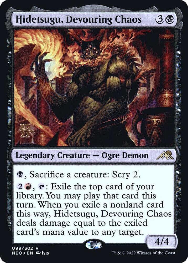 Hidetsugu, Devouring Chaos (99) [Prerelease Cards]