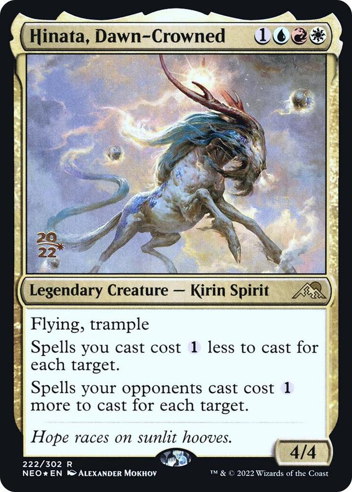 Hinata, Dawn-Crowned (222) [Prerelease Cards]