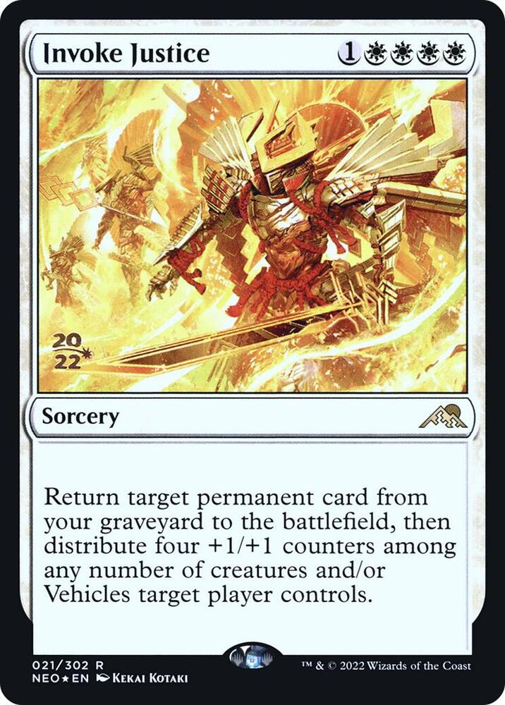 Invoke Justice (21) [Prerelease Cards]