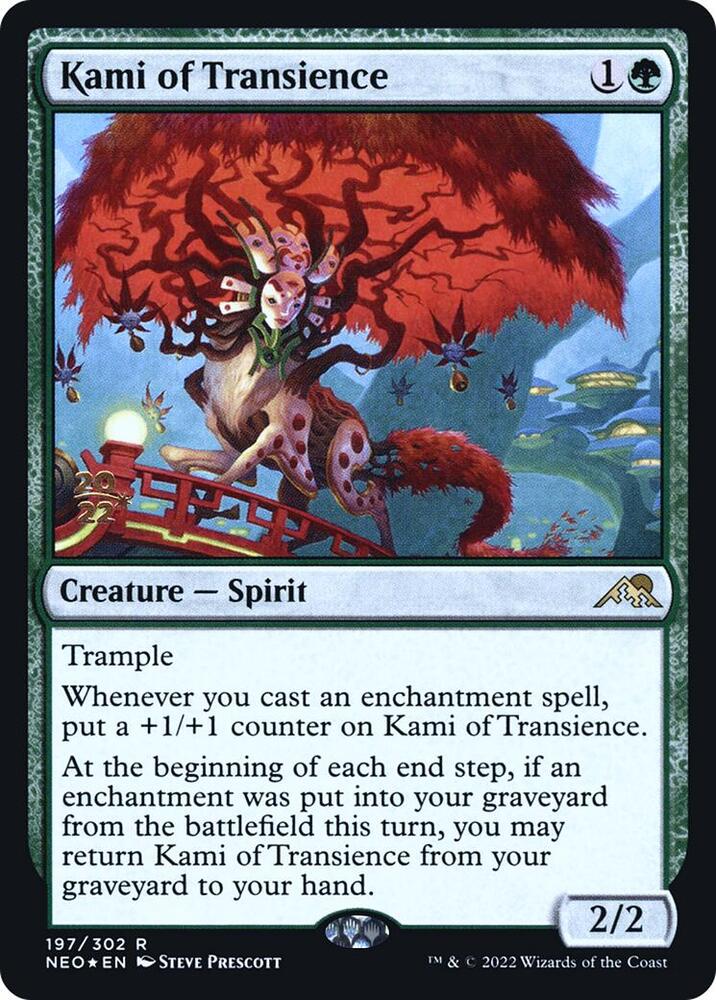 Kami of Transience (197) [Prerelease Cards]