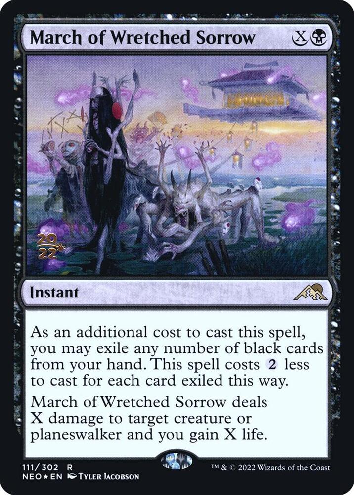 March of Wretched Sorrow (111) [Prerelease Cards]