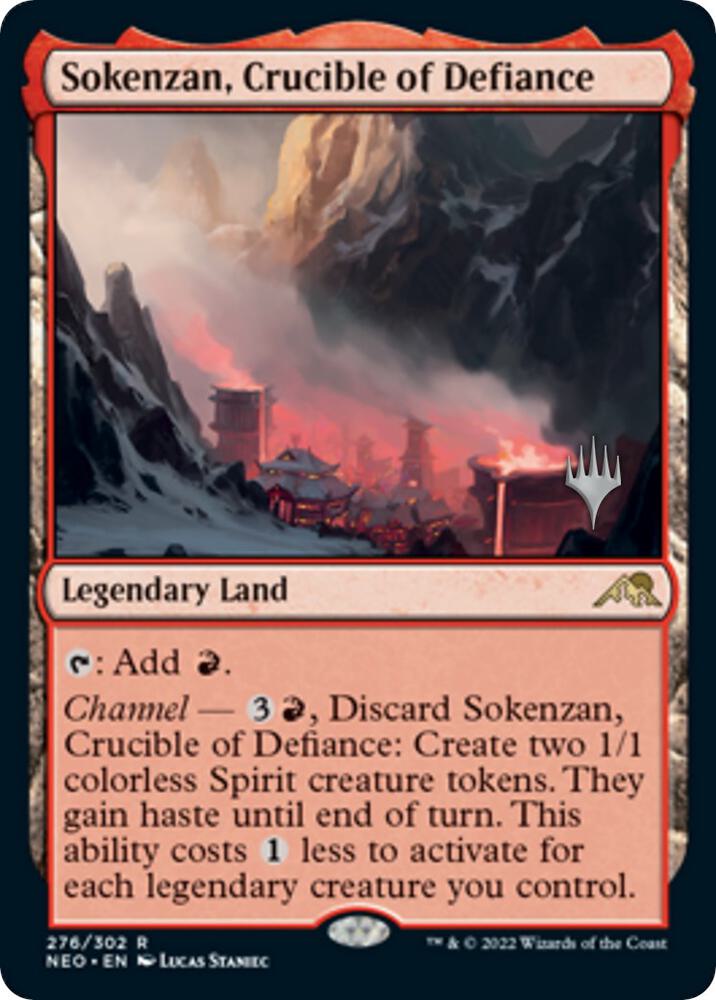 Sokenzan, Crucible of Defiance (276) [Kamigawa: Neon Dynasty Promos]