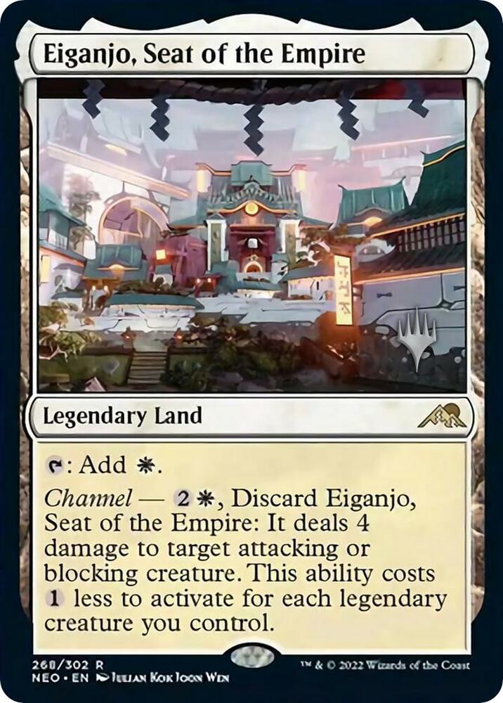 Eiganjo, Seat of the Empire (268) [Kamigawa: Neon Dynasty Promos]