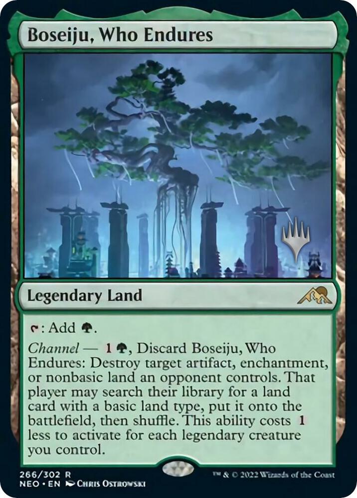 Boseiju, Who Endures (266) [Kamigawa: Neon Dynasty Promos]