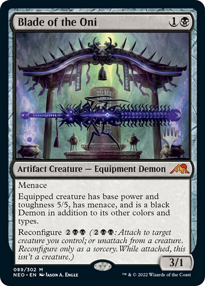 Blade of the Oni (89) [Kamigawa: Neon Dynasty Promos]