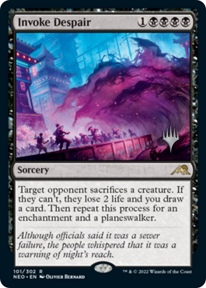 Invoke Despair (101) [Kamigawa: Neon Dynasty Promos]