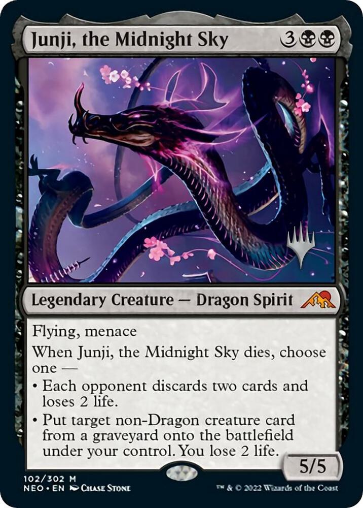 Junji, the Midnight Sky (102) [Kamigawa: Neon Dynasty Promos]