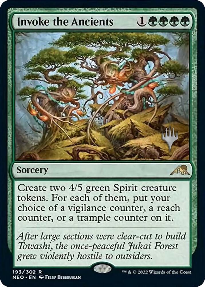 Invoke the Ancients (193) [Kamigawa: Neon Dynasty Promos]