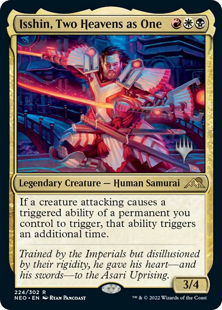 Isshin, Two Heavens as One (224) [Kamigawa: Neon Dynasty Promos]