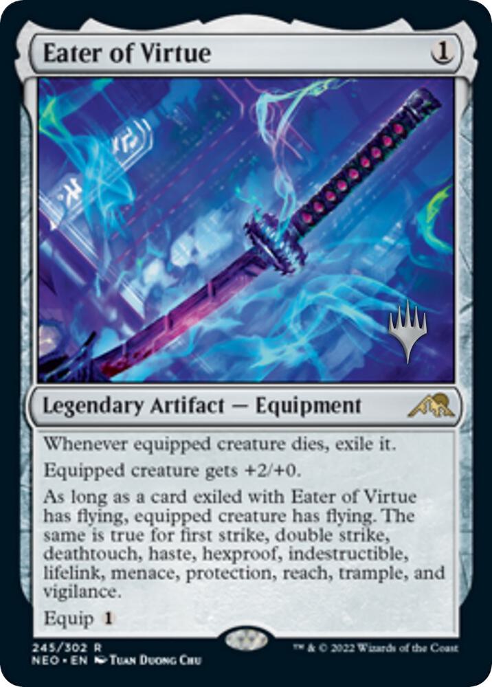 Eater of Virtue (245) [Kamigawa: Neon Dynasty Promos]