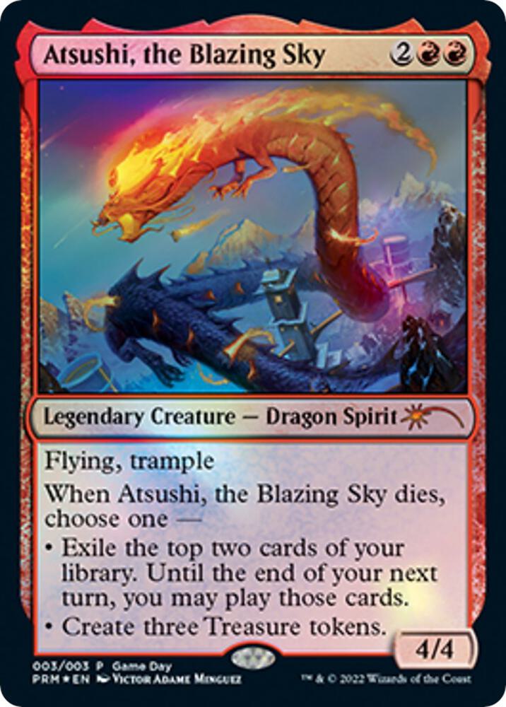 Atsushi, the Blazing Sky (3) [Game Day Promos]