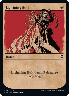 Lightning Bolt (Showcase) (401) [Commander Legends: Battle for Baldur's Gate] [Showcase]