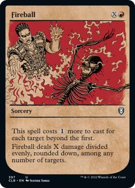 Fireball (Showcase) (397) [Commander Legends: Battle for Baldur's Gate] [Showcase]