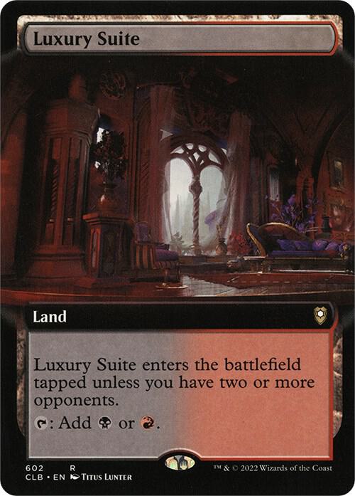 Luxury Suite (Extended Art) (602) [Commander Legends: Battle for Baldur's Gate] [Extended Art]