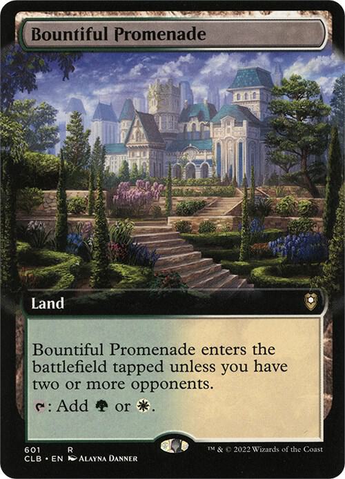 Bountiful Promenade (Extended Art) (601) [Commander Legends: Battle for Baldur's Gate] [Extended Art]