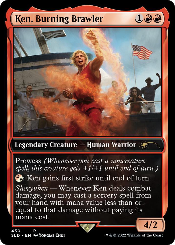 Ken, Burning Brawler (430) [Secret Lair Drop]