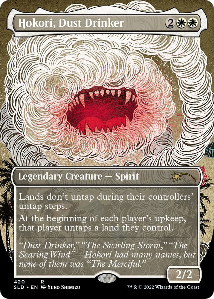 Hokori, Dust Drinker (Borderless) (420) [Secret Lair Drop] [Borderless]