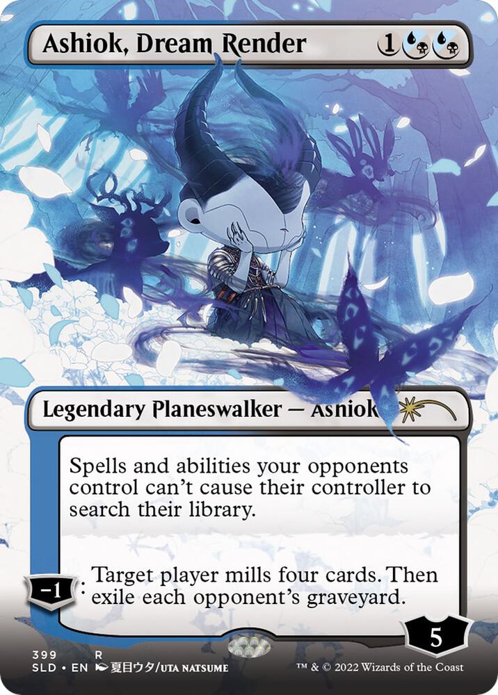 Ashiok, Dream Render (Borderless) (399) [Secret Lair Drop] [Borderless]