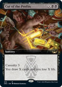 Cut of the Profits (Extended Art) (419) [Streets of New Capenna] [Extended Art]